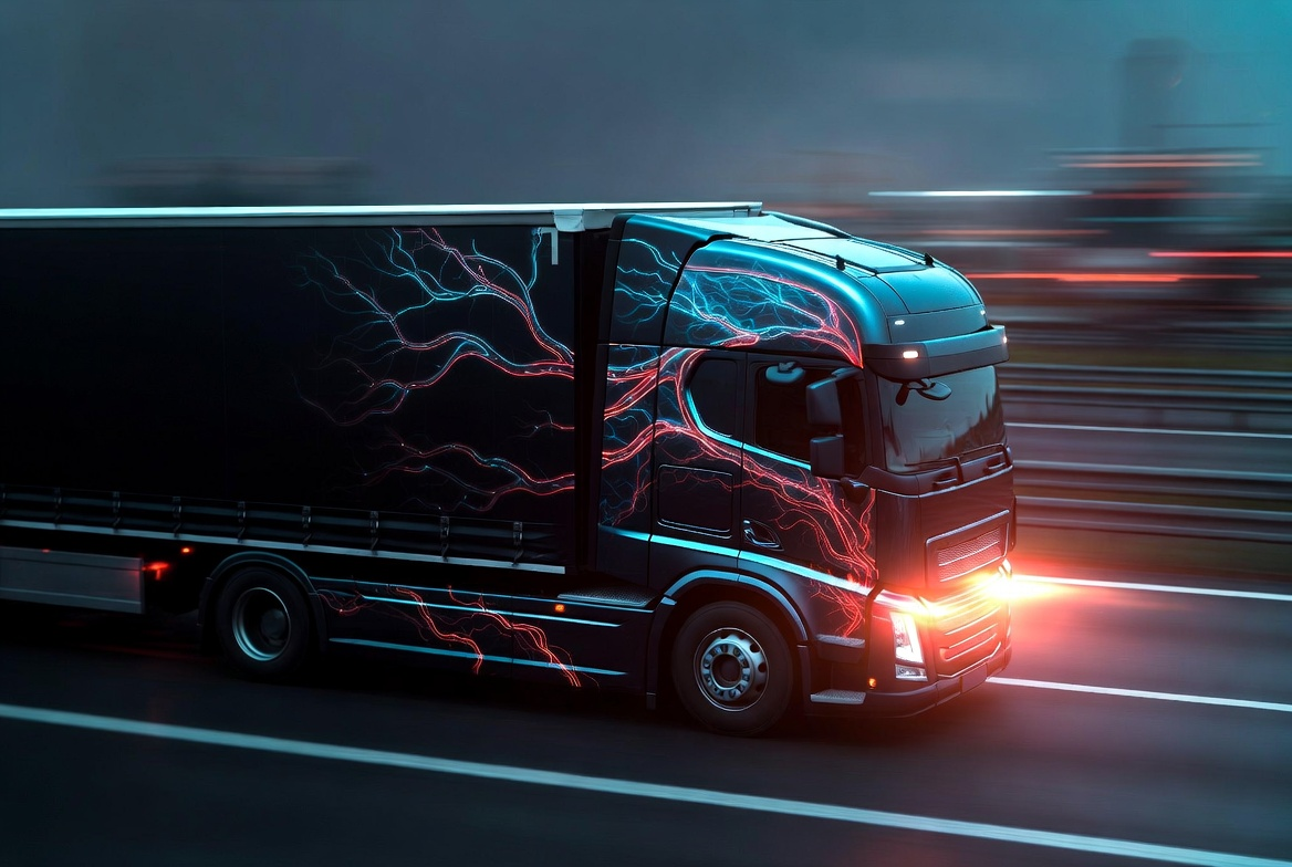 VenaTerra — Blood of Logistics truck in motion